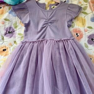 Lavender Tulle Party Dress for Girls - Soft Purple Formal Dress